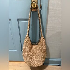 Vintage Eddie Bauer Raffia shoulder bag